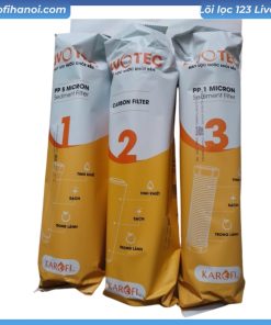 Bộ 3 lõi lọc nước Karofi Livotec 1 2 3