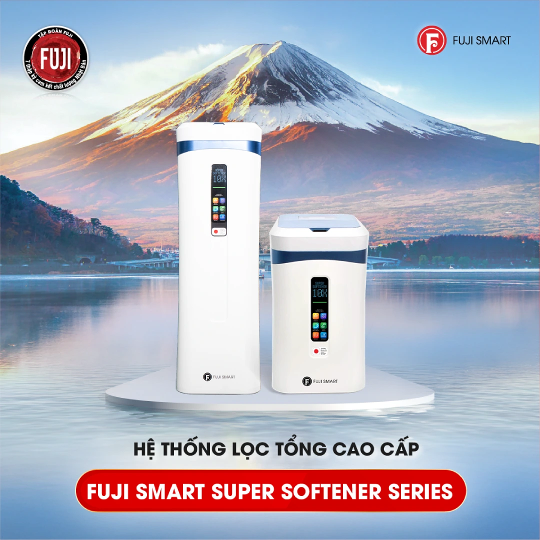 Hệ thống làm mềm nước Fuji Smart Super Softener Series