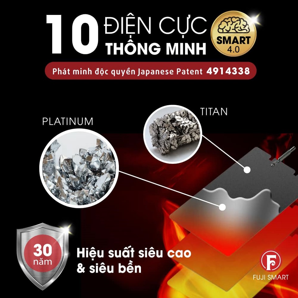 Máy lọc nước ion kiềm FUJI SMART i9 - Ảnh 4