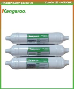 Combo 3 Lõi Lọc Nước 1, 2, 3 Kangaroo cho model KG100HK, KG100ES, KG100ES1, KG10A6S
